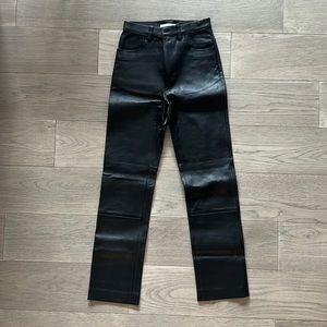 & Other Stories Leather Pants *Brand New*